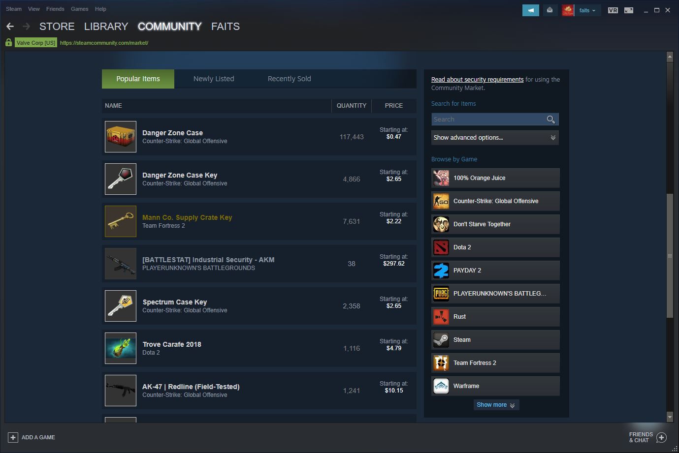 Steam Community Market Giveaways