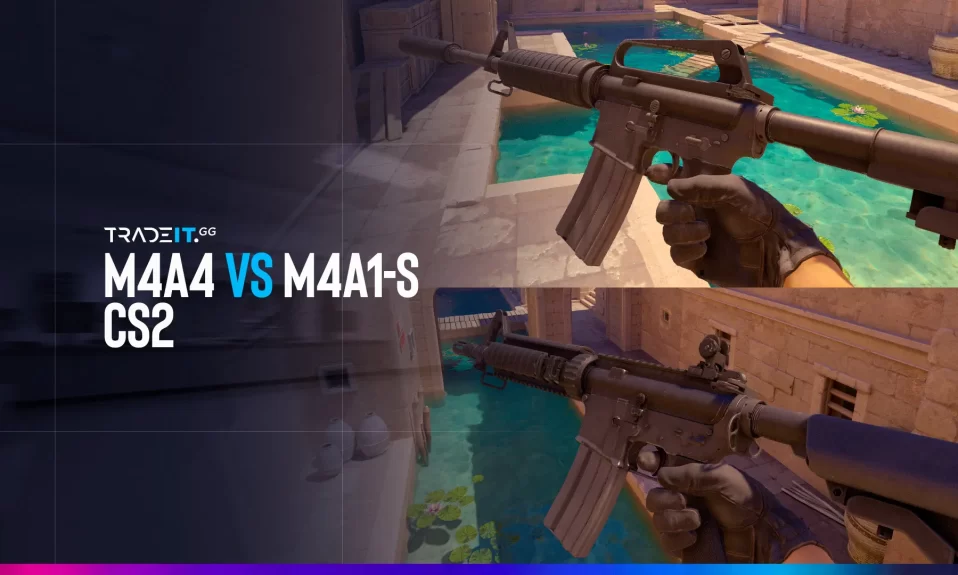 Learn more about the eternal CS2 battle M4A4 vs M4A1-S. Both of them are great, but which one is better for you?