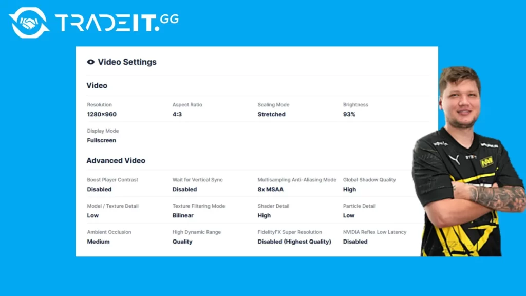 cs2 pro settings